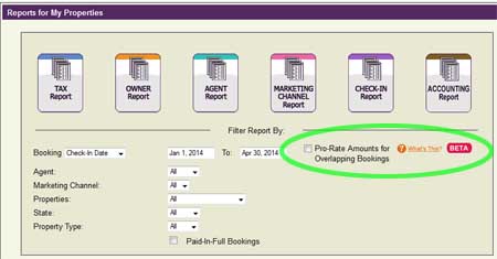 Prorated Reporting Prorated Reporting