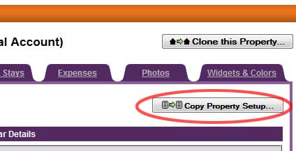 Copy Property Setup Button