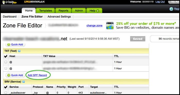 SPF Records GoDaddy Add SPF Record SPF Records GoDaddy Add SPF Record